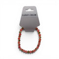 CCBeadsandBeyondLLC Candy Cream bracelet with pink and green beads.
