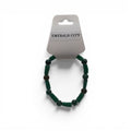 CCBeadsandBeyondLLC Emerald City bracelet with green barrel and round beads.