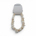 CCBeadsandBeyondLLC Star Bright bracelet with irregular white shell chips.