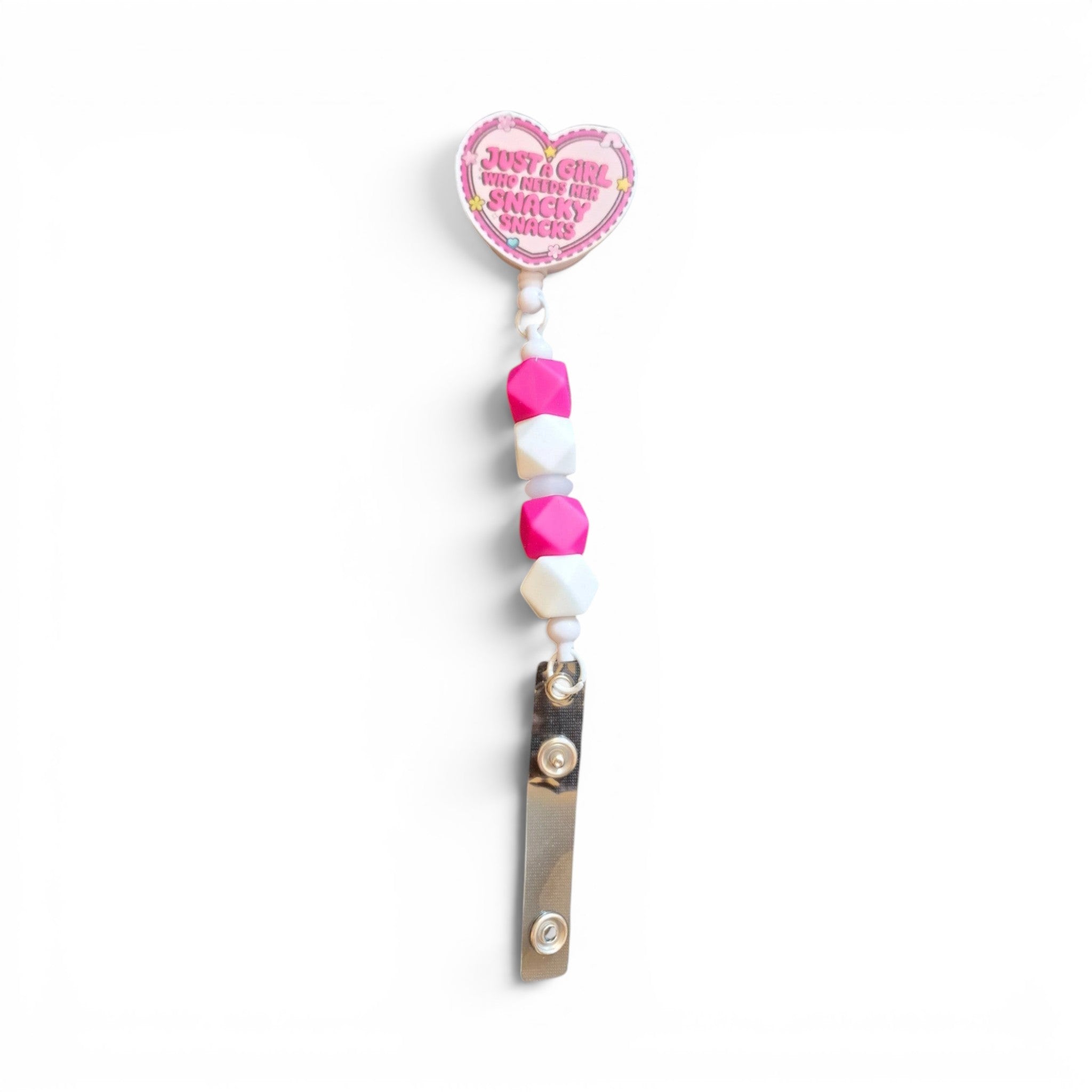 Just A Girl Keychain Badge (Bulky Spine)