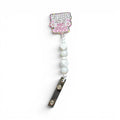 We Listen And We Don't Judge Keychain Badge